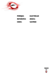 Electrolux ZB3211 Manual De Instrucciones