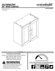 System Build B342513408COM0 Instrucciones De Montaje