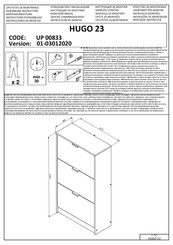 Forma Ideale HUGO 23 UP 00833 Instrucciones De Montaje