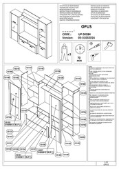 Forma Ideale OPUS UP 00284 Instrucciones De Montaje