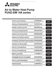 Mitsubishi Electric PU-SW120HA Manual De Instalación