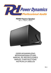 Power Dynamics 178.615 Manual De Instrucciones