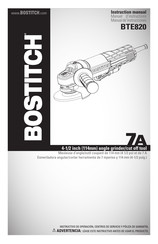 Bostitch BTE820 Manual De Instrucciones