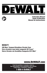 DeWalt DCS571E1 Manual De Instrucciones