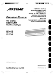 AIRSTAGE AS A30L Serie Manual De Funcionamiento