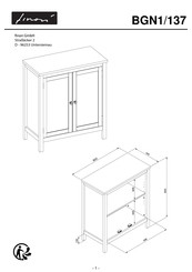 finori BGN1/137 Instrucciones De Montaje