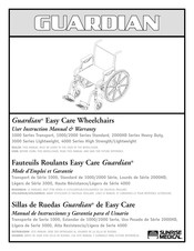 Sunrise Medical Guardian 4000 Serie Manual De Instrucciones Y Garantía Para El Usuario