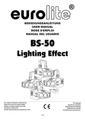 EuroLite BS-50 Manual Del Usuario