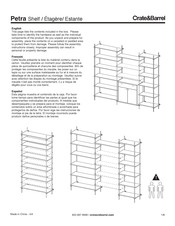 Crate&Barrel Petra Manual Del Usuario