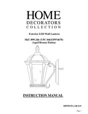 Home Decorators Collection 899-246 Manual De Instrucciones