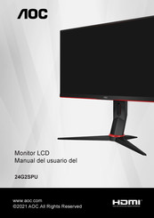 Aoc 24G2SPU Manual Del Usuario