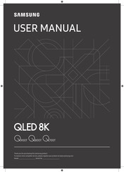 Samsung QLED 8K Q900T Manual Del Usuario