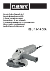 Narex EBU 15-14 CEA Instrucciones De Uso Originales