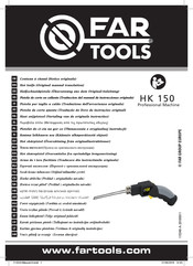 Far Tools HK 150 Traduccion Del Manual De Instrucciones Originale