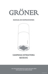 Gröner QCIS35C Manual De Instrucciones