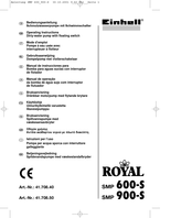 Einhell Royal SMP 900-S Manual De Instrucciones