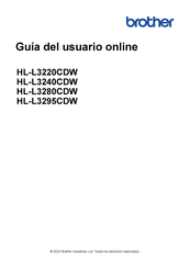 Brother HL-L3280CDW Guía Del Usuario Online