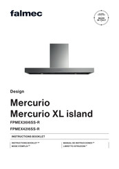 FALMEC Mercurio XL island FPMEX42I6SS-R Manual De Instrucciones