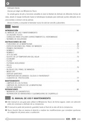 Teuco 609 Manual Del Usuario