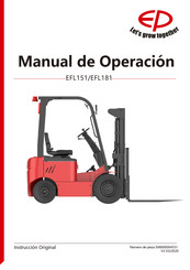 EP Equipment EFL151 Manual De Operación