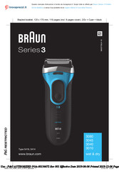 Braun 3080 wet & dry Manual Del Usuario