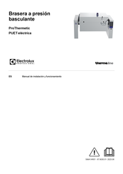 Electrolux Professional thermaline ProThermetic PUET1 7E IO Serie Manual De Instalación Y Funcionamiento