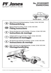 PF Jones 29320508PF Instrucciones De Montaje