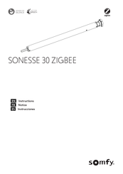 SOMFY Sonesse 30 ZIGBEE Li-ion Instrucciones