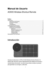 XPPen ACK05 Manual De Usuario