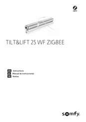 SOMFY TILT&LIFT 25 WF ZIGBEE Manual De Instrucciones