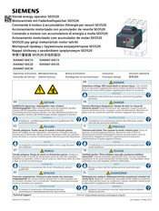 Siemens SEO520 Instructivo