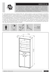 ML MEBLE SHELVE 04 Instrucción De Montaje