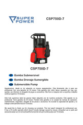 Super Power CSP750D-7 Manual De Instrucciones