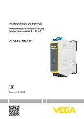 Vega VEGATRENN 152 Instrucciones De Servicio