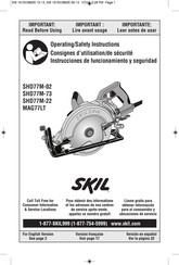 Skil SHD77M-73 Instrucciones De Funcionamiento Y Seguridad