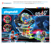 PLAYMOBIL GALAXY POLICE Cassaforte delle Galassie 70022 Instrucciones De Montaje