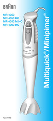 Braun Multiquick MR 4050 HC Manual Del Usuario