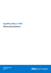 Dell OptiPlex Micro 7010 Manual Del Propietário