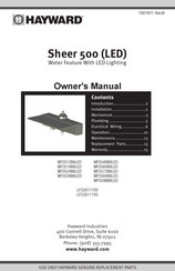 Hayward Sheer 500 WFS536B6LED Manual Del Propietário