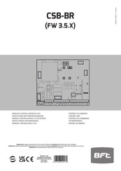 BFT CSB-BR Manual D’INstalacion Y Uso