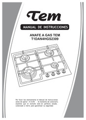 TEM T1DAN4HGS2309 Manual De Instrucciones