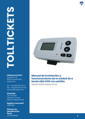 TOLLTICKETS OBU 5310 Manual De Instalación