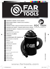 Far Tools RDC 100H Traduccion Del Manual De Instrucciones Originale