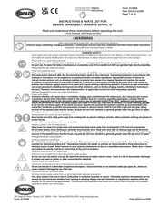 SIOUX SBS05S Serie Manual De Instrucciones