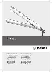 Bosch PHS21 Serie Instrucciones De Uso