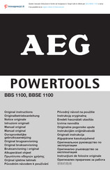 AEG BBS 1100 Manual Original