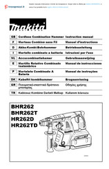 Makita HR262D Manual De Instrucciones