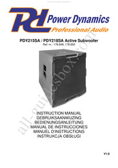 Power Dynamics 178.650 Manual De Instrucciones