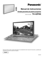 Panasonic TH-42PW6 Manual De Instrucciones