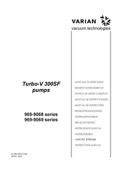 Varian Turbo-V 300SF 969-9068 Serie Manual De Instrucciones